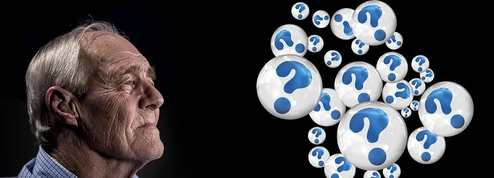 elderly man with brain imaging for Alzheimer's awareness